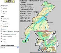 Carte des sentiers